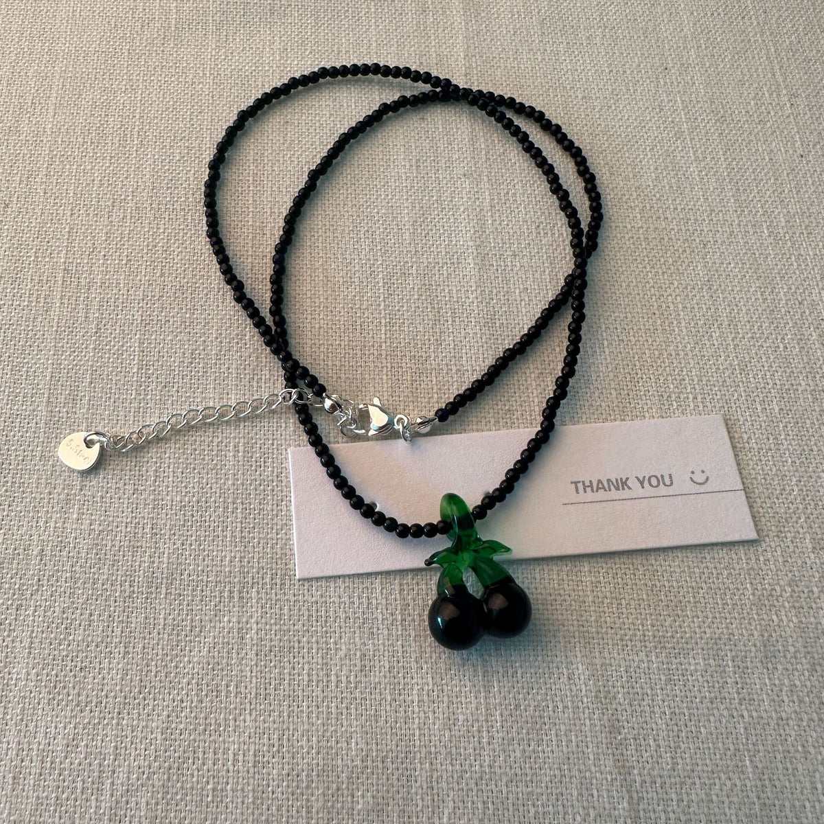 Minimalistische Perlenkette Brehn