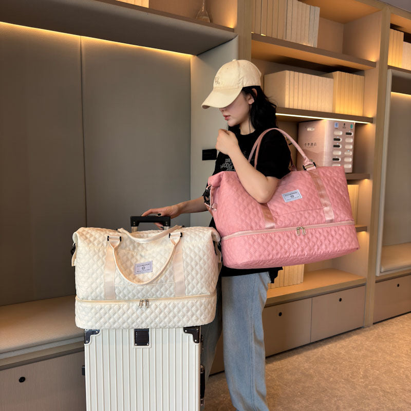 Stilvolle gesteppt Reis-Duffle Brehn