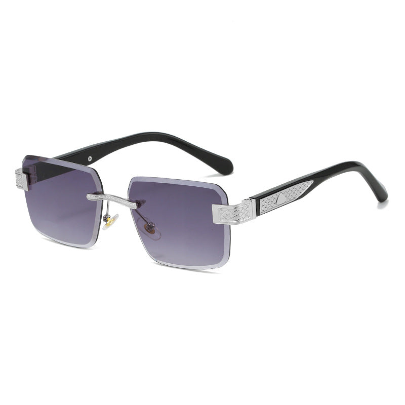 Damen elegante Sonnenbrille mit luxuriösem, glitzerndem Rahmen Brehn