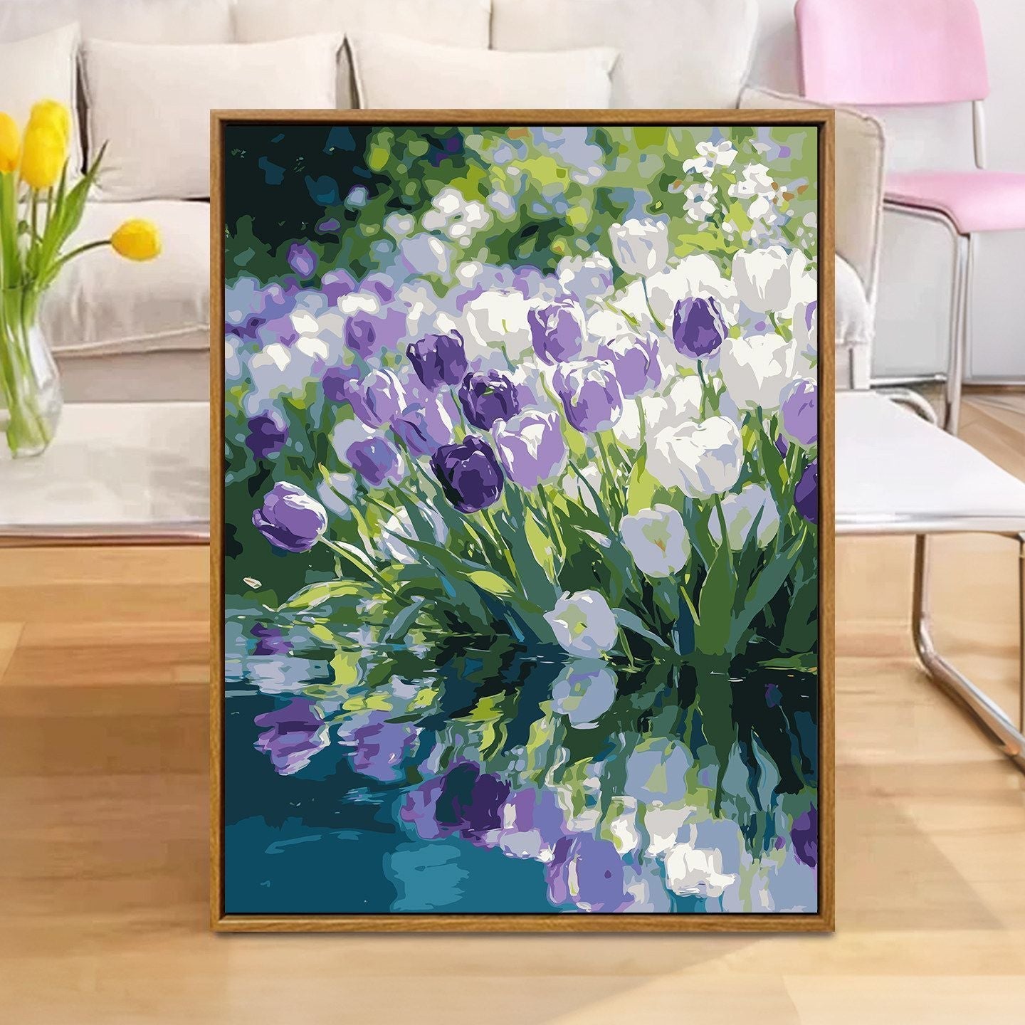 Floral Reflection Leinwanddruck Brehn