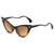 Damen Cat-Eye Sonnenbrille mit verspiegelten Gläsern und elegantem Detail Brehn
