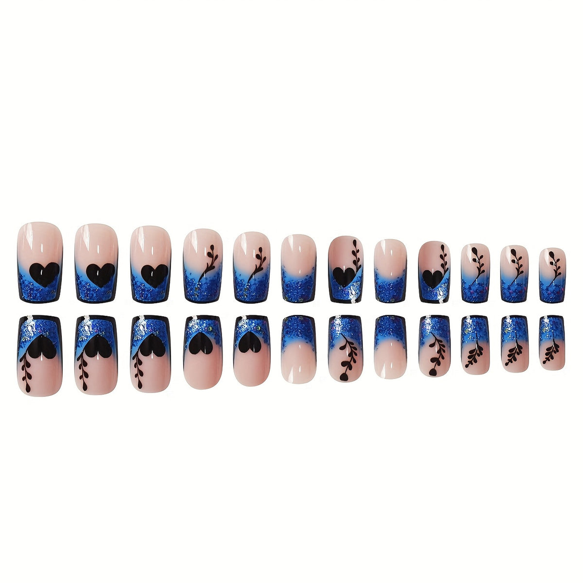 Künstlerische Farbverlauf Nagelkunst Brehn