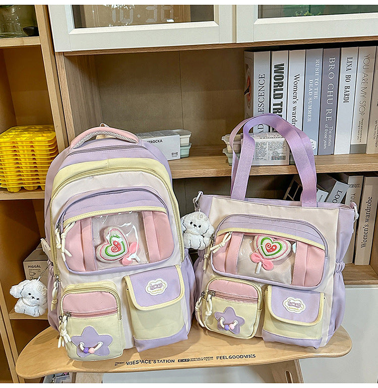 Charakterverziertes Multi-Compartment-Schulranzen