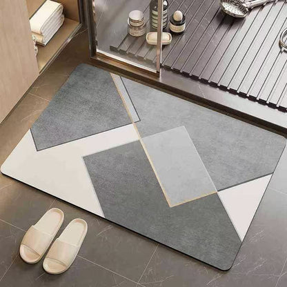 Geometrisches Muster Badezimmermatte Brehn