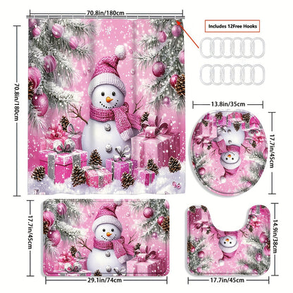 Winter-Themen Badezimmer Set Brehn