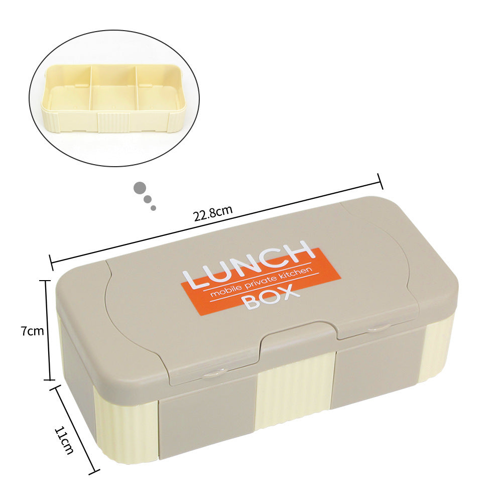 Stilvolle Mehrfach-Sektionen Lunchbox