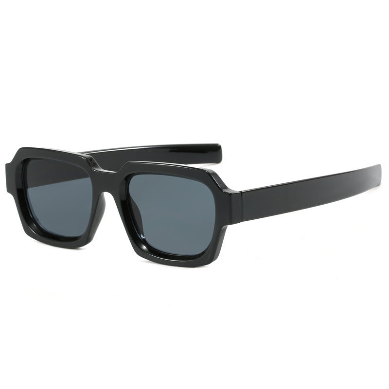 Damen Sonnenbrille mit auffälligem rechteckigem Rahmen und UV-Schutz Brehn