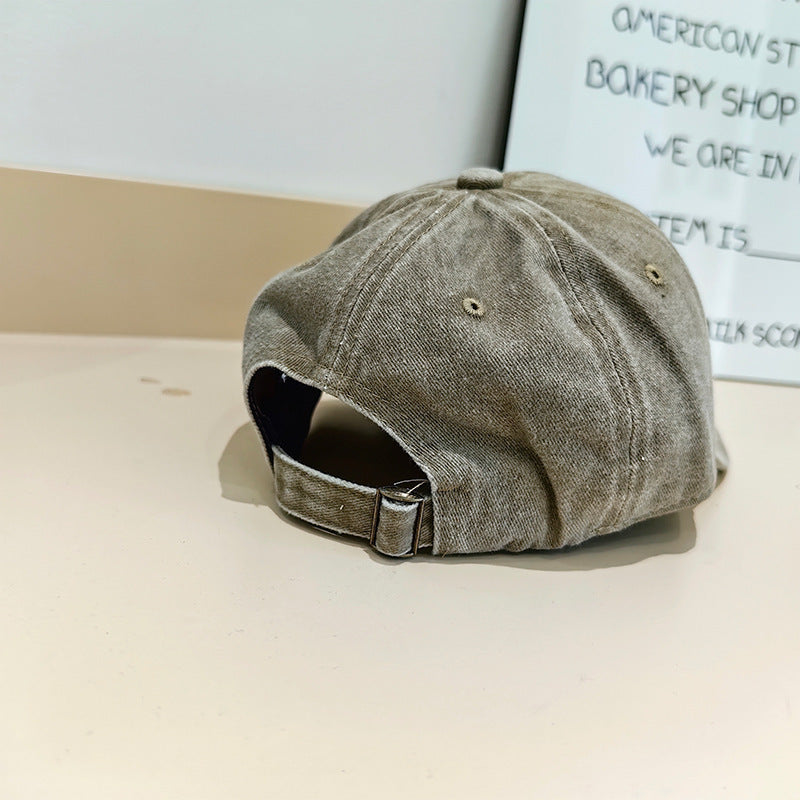 Damen Vintage-inspirierte Stoff Baseballmütze Brehn