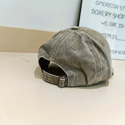 Damen Vintage-inspirierte Stoff Baseballmütze Brehn