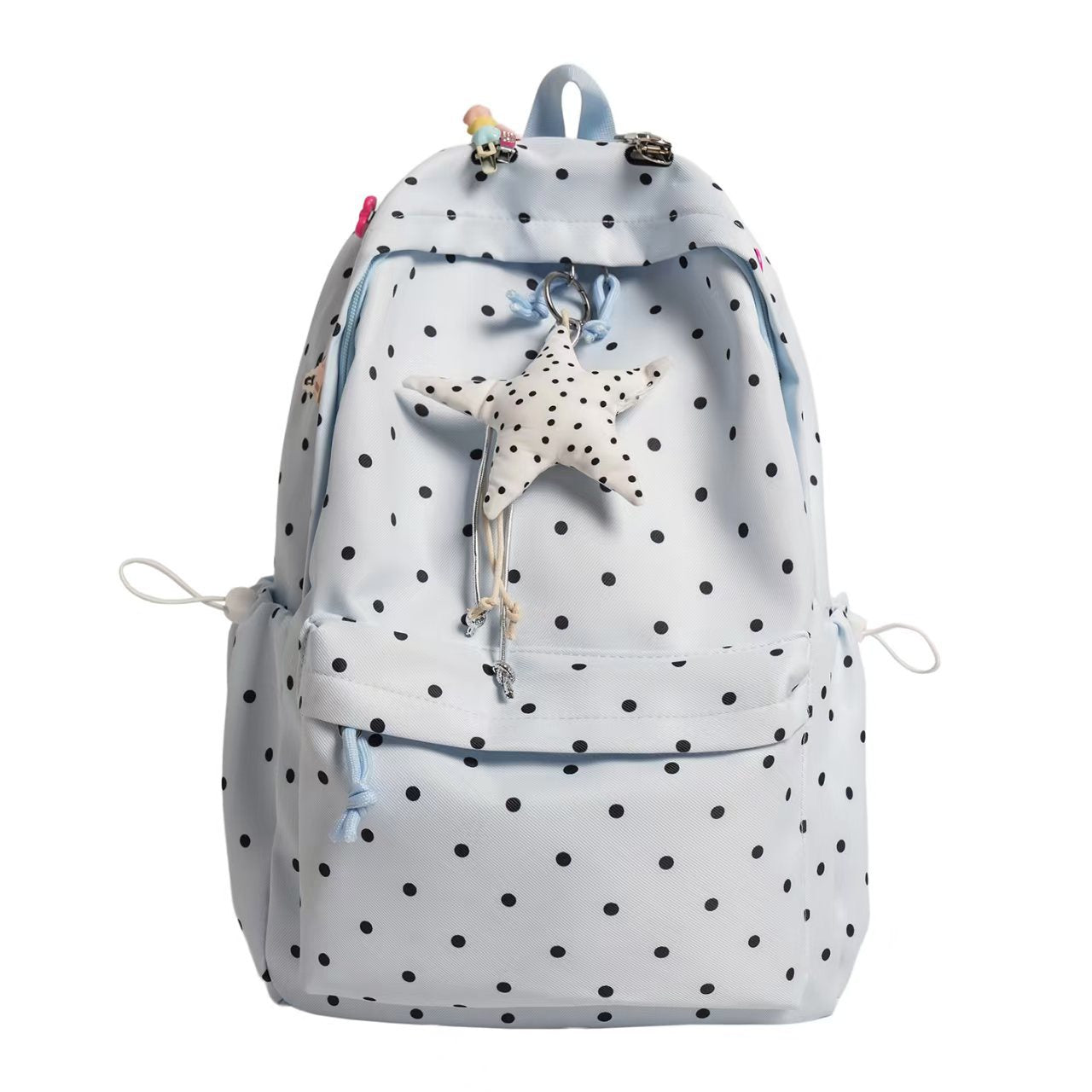 Verspielt gepunkteter Rucksack Brehn