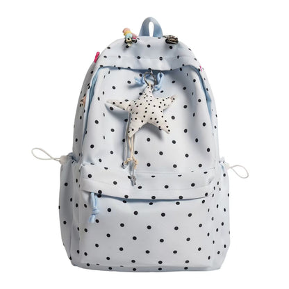 Verspielt gepunkteter Rucksack Brehn