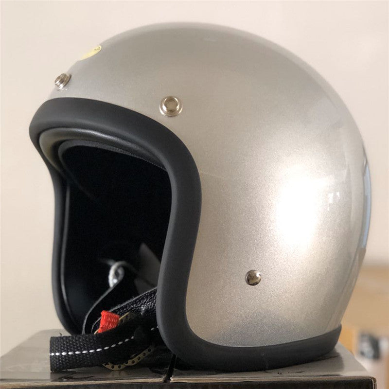 Retro Open-Face Motorradhelm Brehn