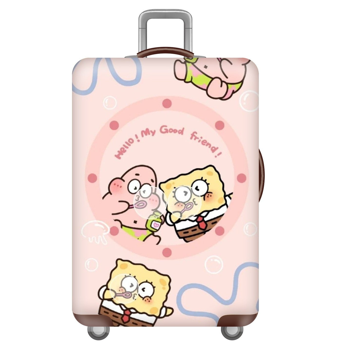 Unisex Hartschalenreisekoffer mit buntem Cartoon-Motiv Brehn