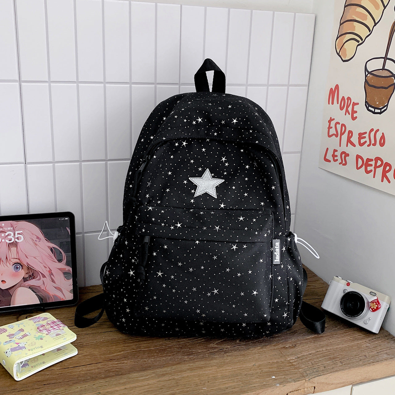 Stern-beschmückter lässiger Rucksack