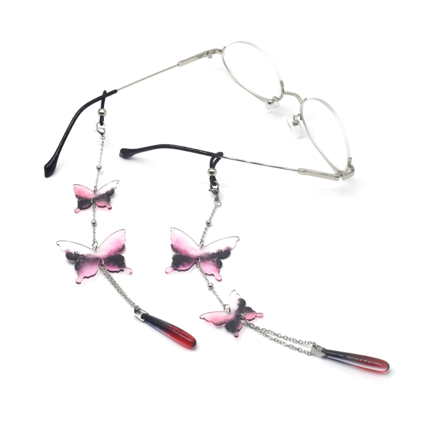 Künstlerische Schmetterlings Brillen Kette Brehn
