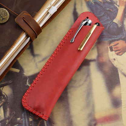 Leder Bleistift Rolltasche
