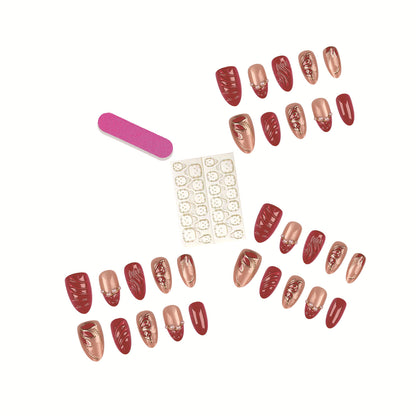 Elegantes Press-On Nail Art Set  1790956123