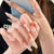Premium mit Strass verziertes Press-On-Nagelset Brehn