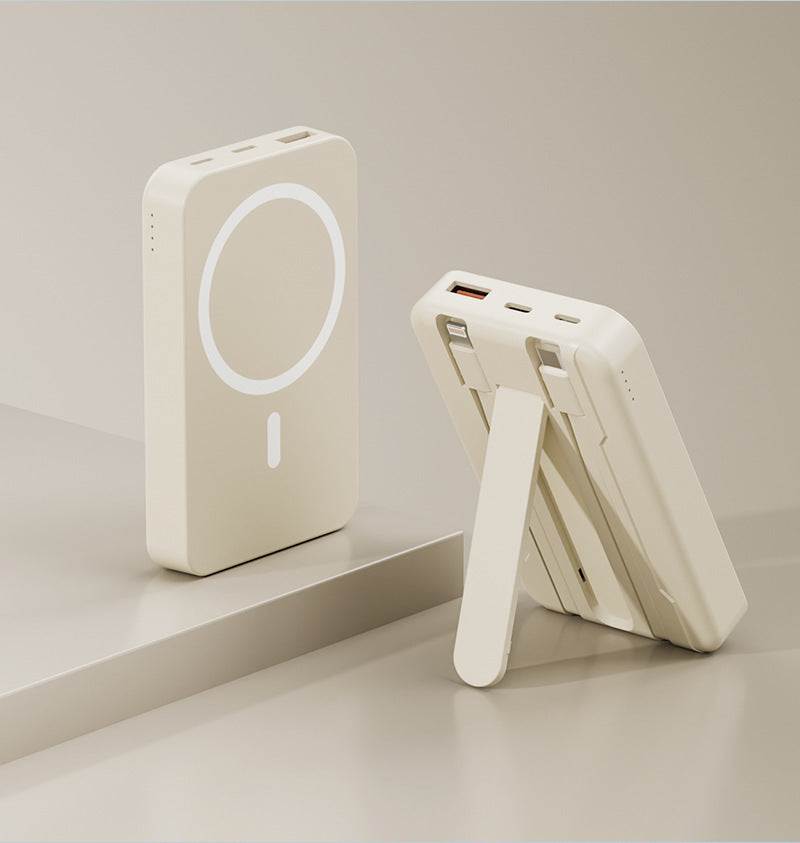 Magnetische Tragbare Powerbank mit Standfunktion Brehn