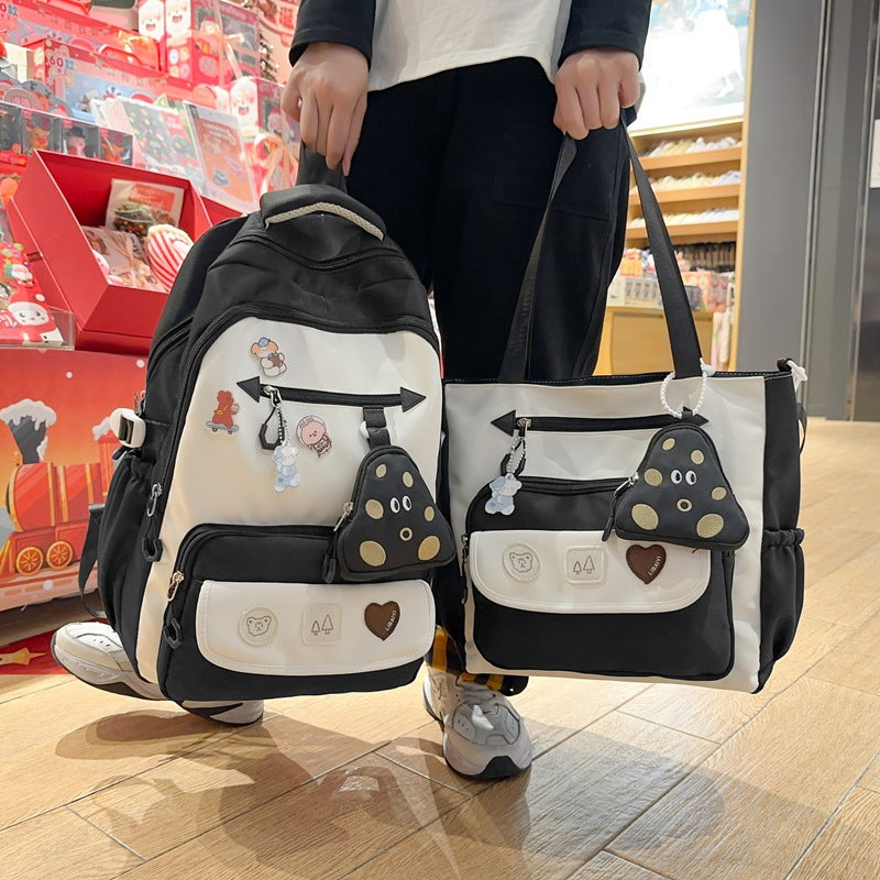 Verspielter Tier-Themen Mehrfach-Taschen Rucksack Brehn