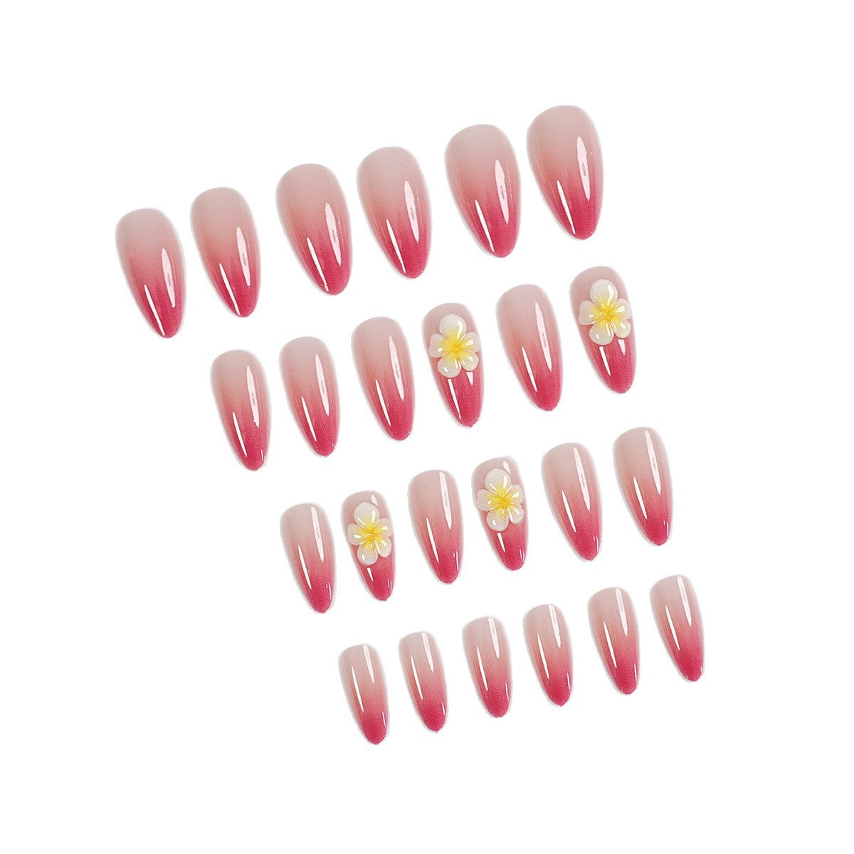 Premium dekoratives Press-On-Nagelset