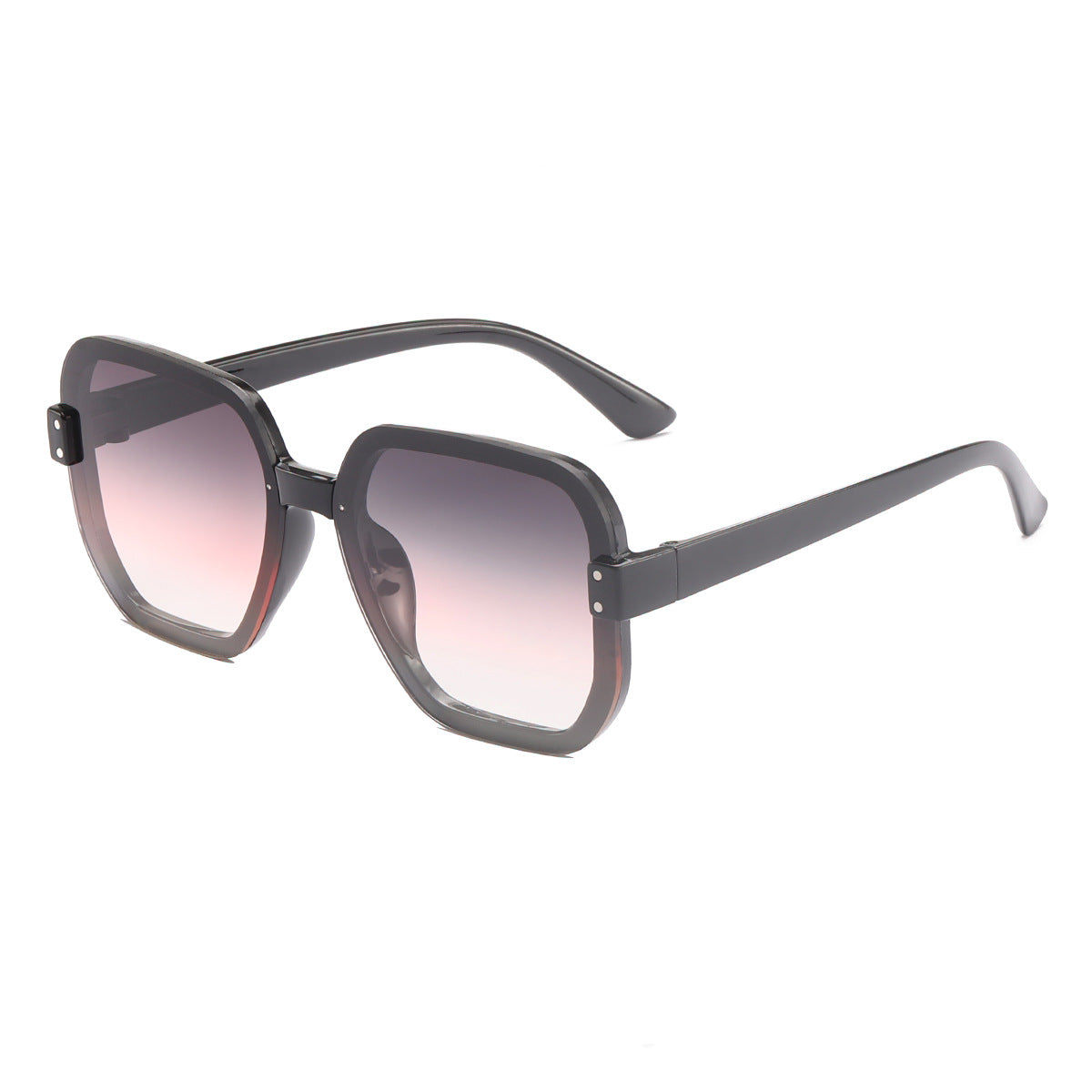 Damen modische quadratische Sonnenbrille mit gradienten Gläsern Brehn