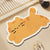 Cartoon Katze-geformte Plush Badmatte