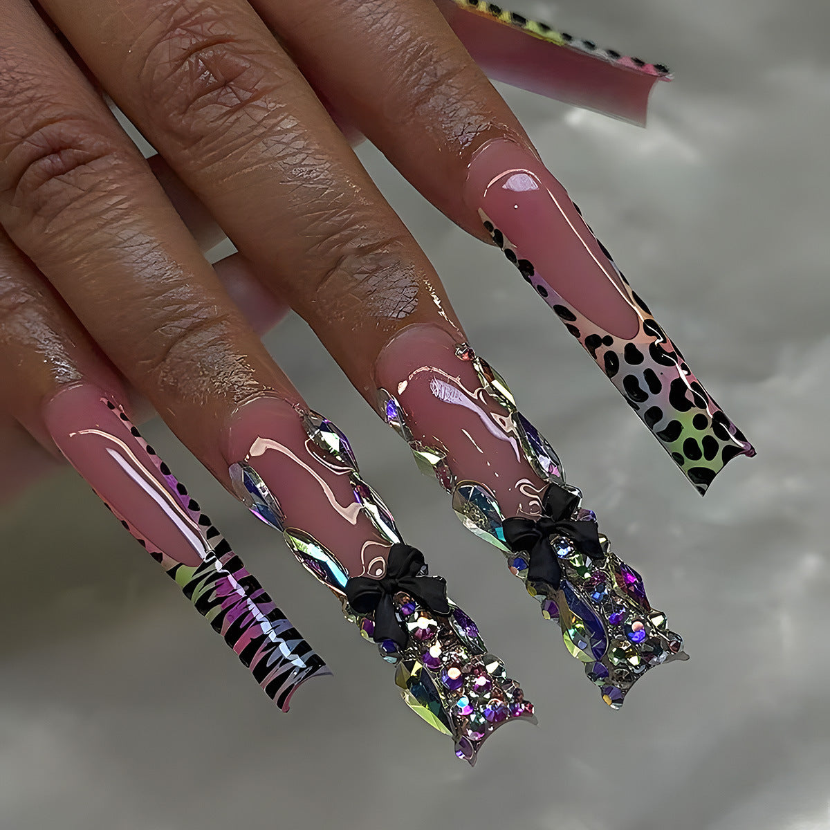 Glamouröse Stiletto Press-On-Nagelverlängerungen Brehn