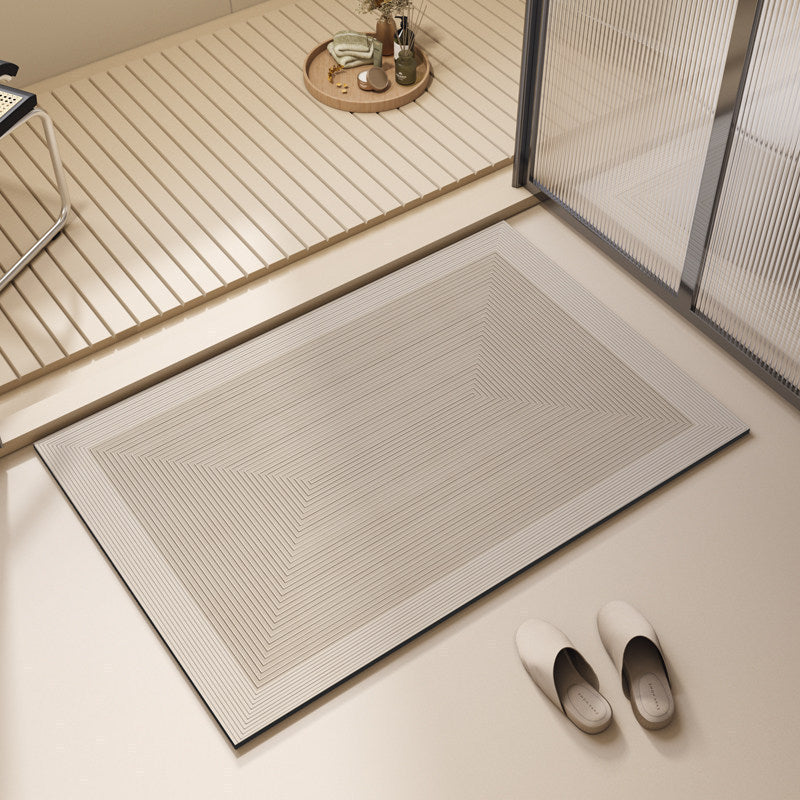 Modern Geometrische Badematte Brehn