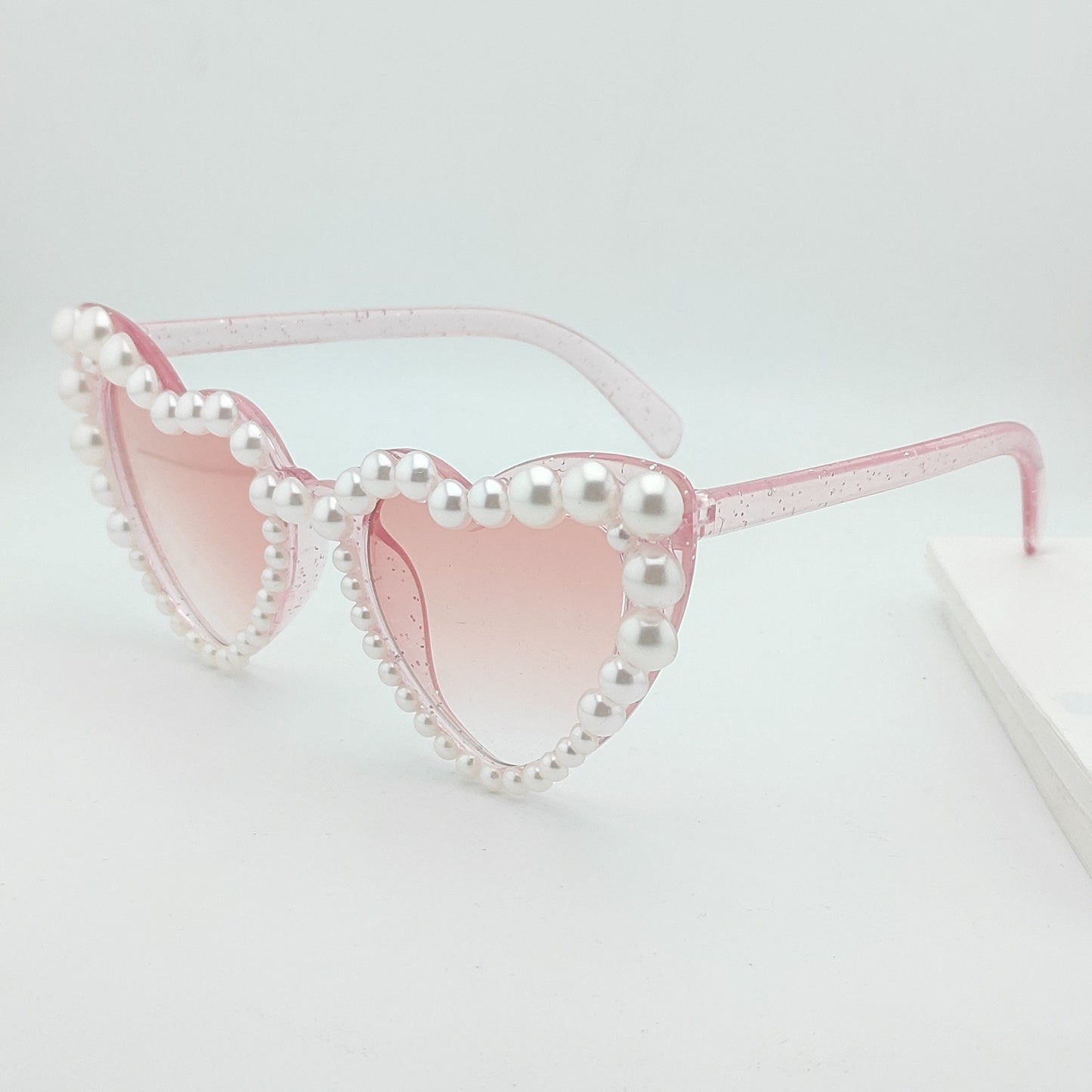 Herzförmige, perlenverzierte Sonnenbrille Brehn
