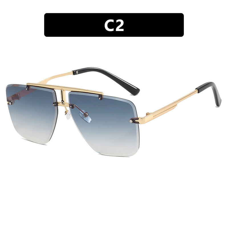 Damen quadratische Sonnenbrille im stilvollen minimalistischen Design Brehn