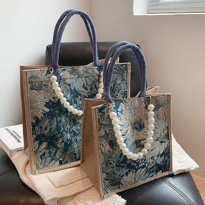 Elegante Blumenmuster Tasche