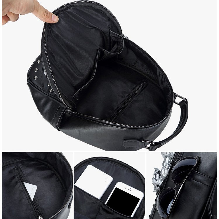 Stylischer Rucksack mit Totenkopf-Design Brehn