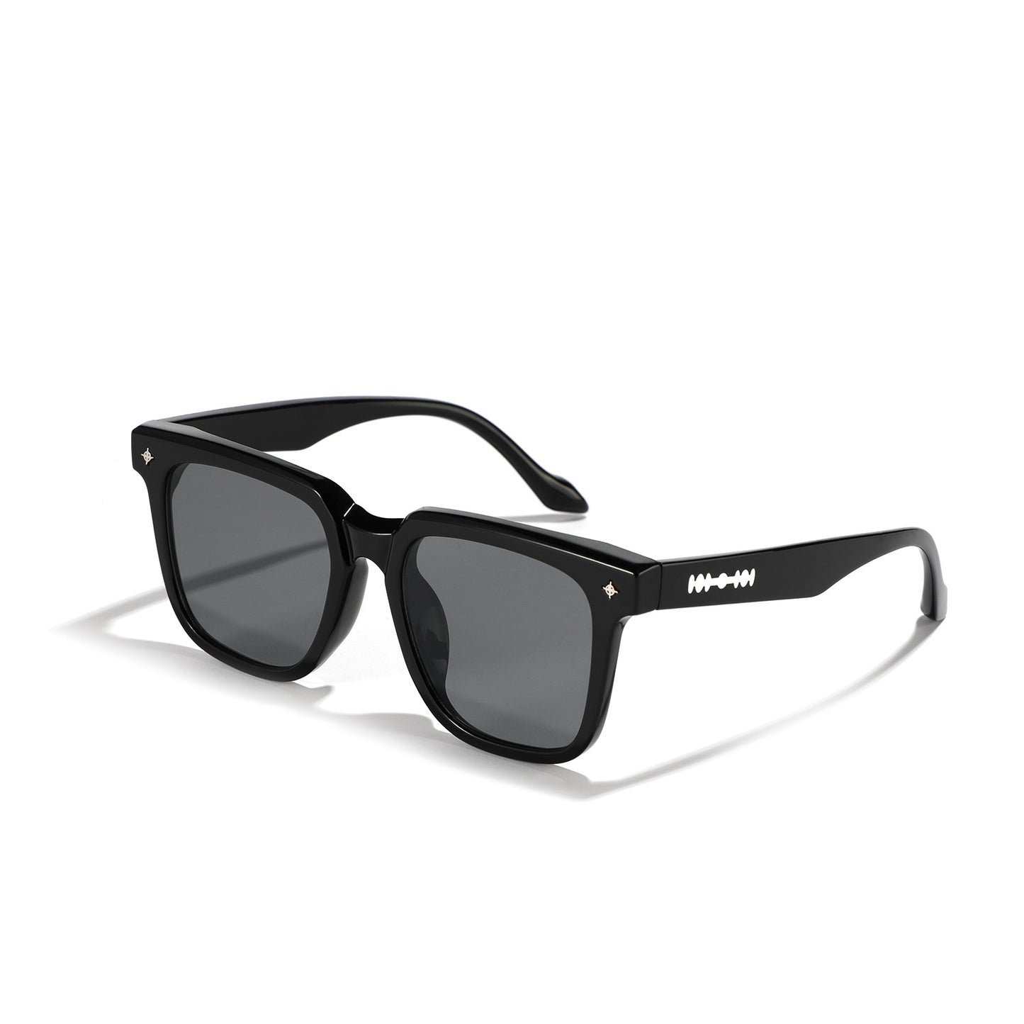 Damen modische quadratische Sonnenbrille mit stilvollem Schildpatt-Design Brehn