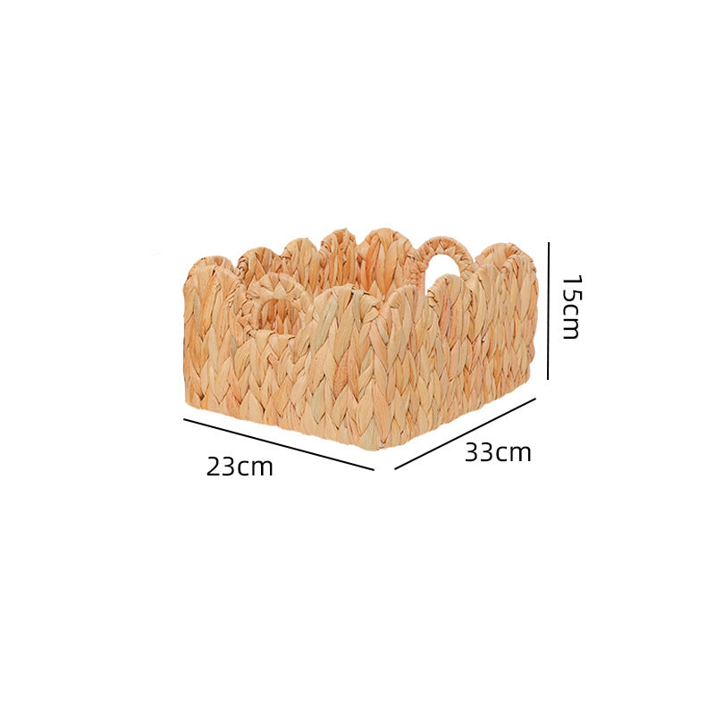 Scalloped Woven Serving Tray Brehn