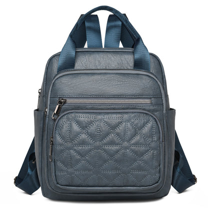 Gepolsterter Leder-Multi-Functional-Rucksack