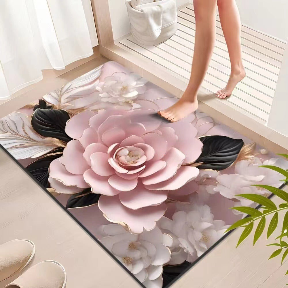 Dekorative Floralbereich Matte