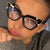 Damen Cat-Eye Sonnenbrille mit luxuriösem Motiv und schützendem UV-Filter Brehn
