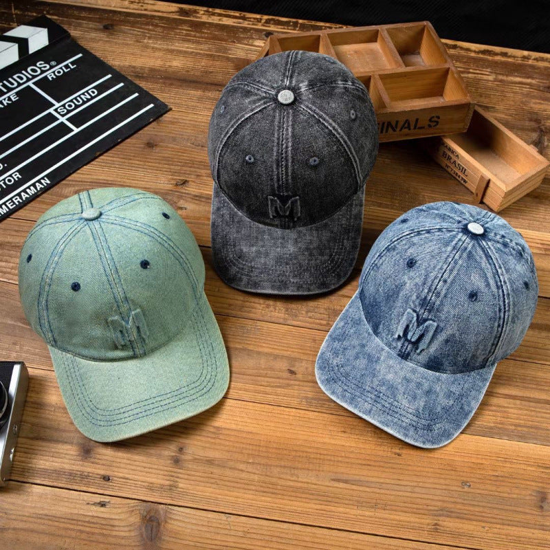 Herren beschädigte Jeans Baseballkappe Brehn