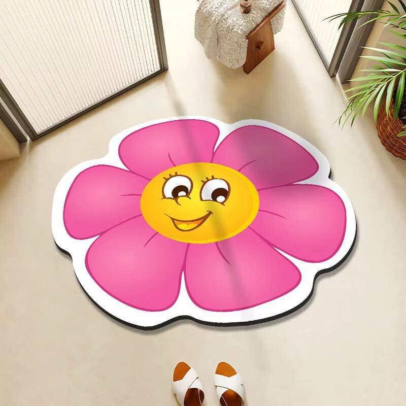 Fröhlicher floral dekorativer Teppich Brehn