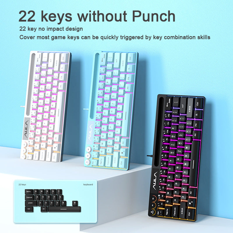 Drahtlose RGB ultraflache mechanische Tastatur Brehn