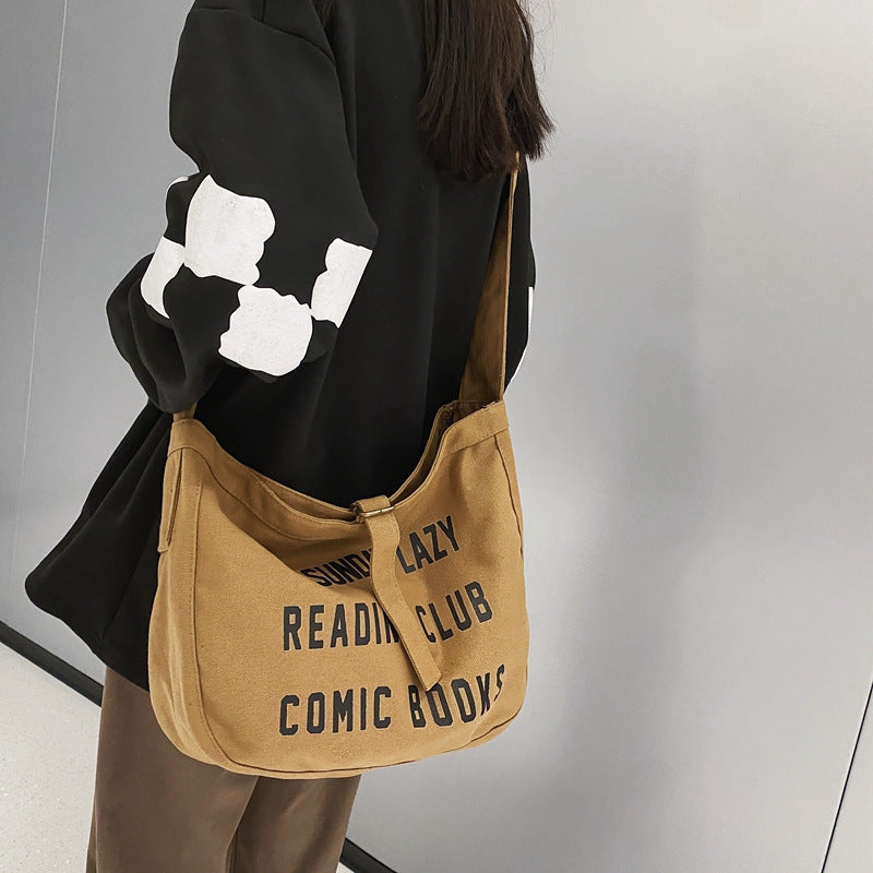 Lässige bedruckte Hobo-Tasche Brehn