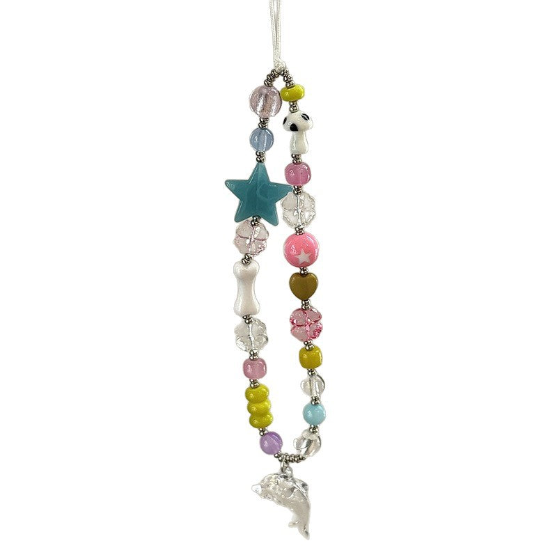 Verspielte Perlen Charm Halskette Brehn