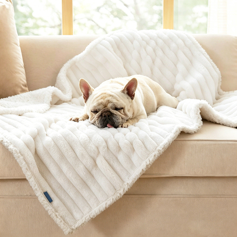 Gemütliche Plüsch Hundedecke