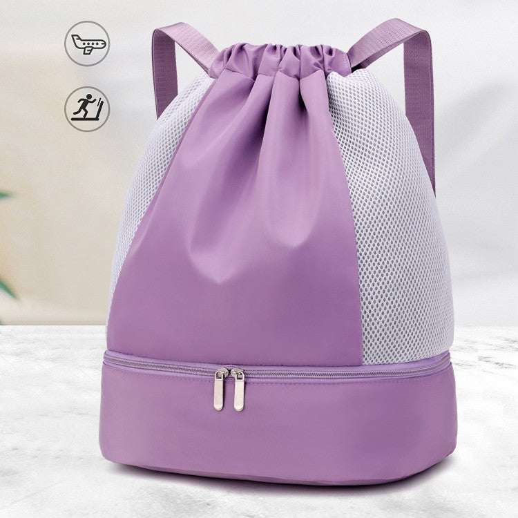 Sportlicher Mesh-Rucksack Mit Reißverschluss Brehn