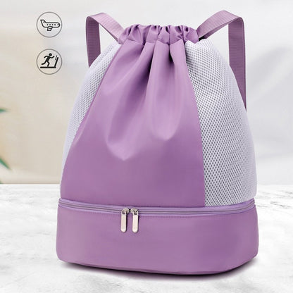 Sportlicher Mesh-Rucksack Mit Reißverschluss Brehn