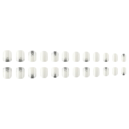Elegantes Glitter-Spitze Nail Art Set Brehn