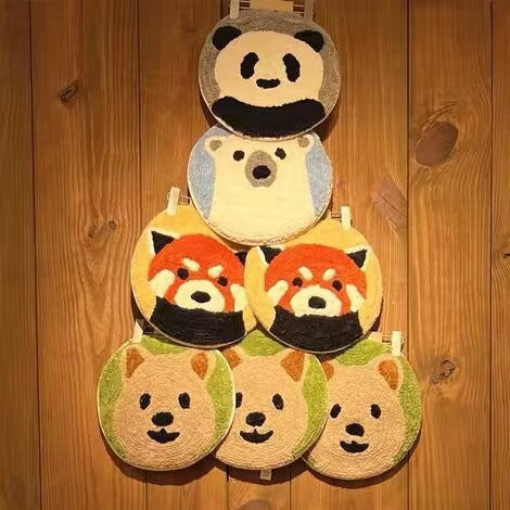 Panda-Themen Plüschbodenmatte Brehn