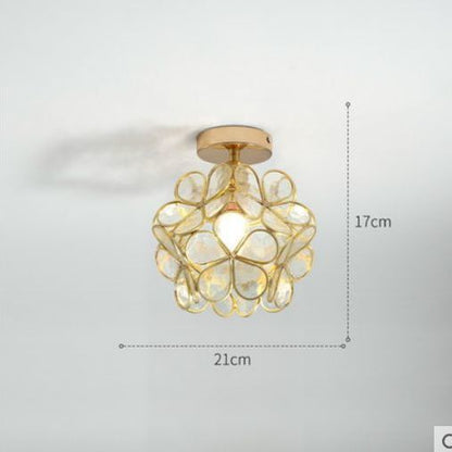 Vintage Glas Flush Mount Licht