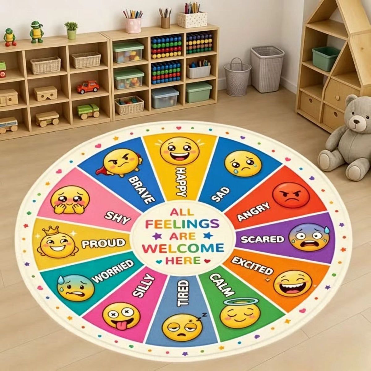 Bildungsinteraktiver Lernteppich